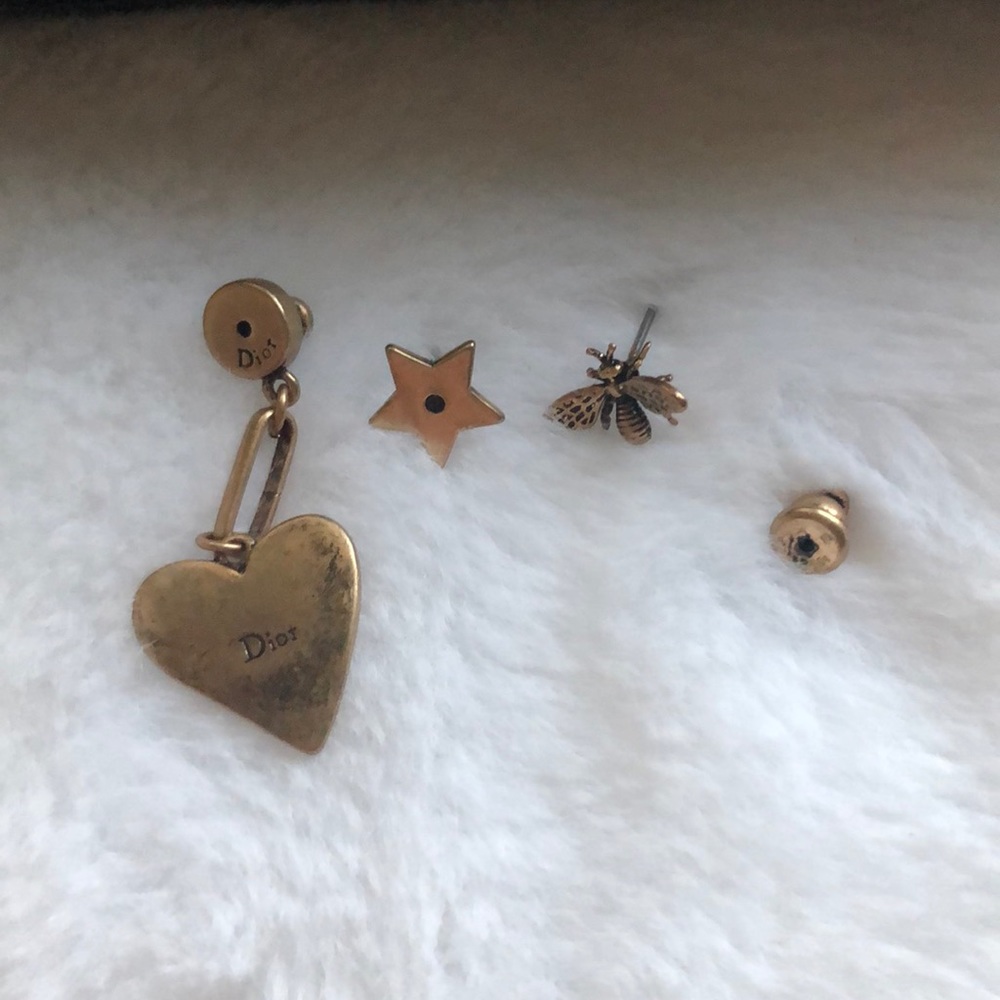 Asymmetrical Dior earrings